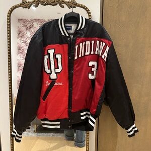 Custom Fan Gear - Indiana University Hoosiers Varsity Jacket